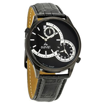 Black Dual Time Dial Watch AS8010BK