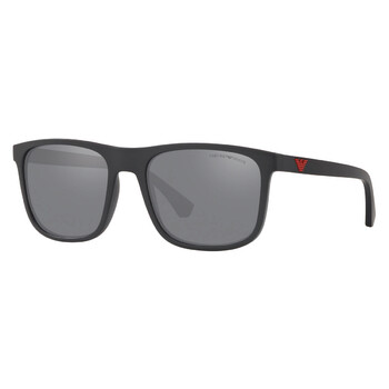 Black Mirror Square Sunglasses EA4129 50016G