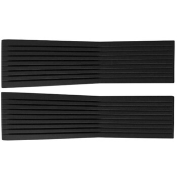 Black Rubber 24mm Strap 252s