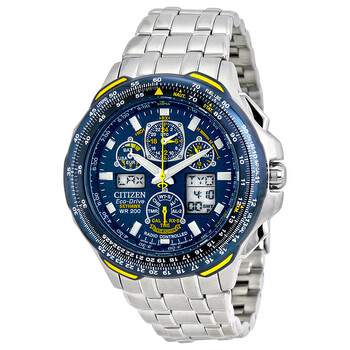 Blue Angels Skyhawk AT Eco Drive Watch JY004059L