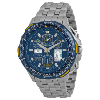 Blue Angels Skyhawk AT Titanium Watch JY005055L