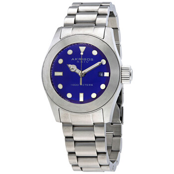 Blue Dial Stainless Steel Watch AK730BU