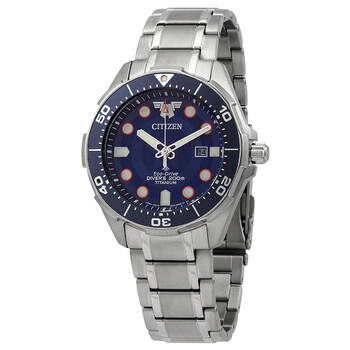 Blue Dial Titanium Watch BN020854W