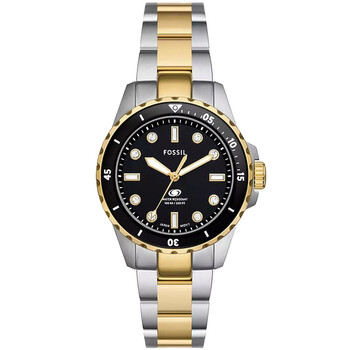 Blue Dive Quartz Black Dial Watch ES5349