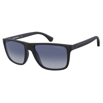 Blue Gradient Square Sunglasses EA4033 58644L