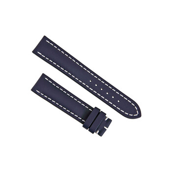 Blue Leather 20 mm  18 mm Watch Band Strap 113X