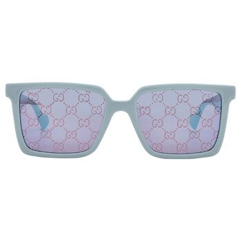 Blue Logo Square Sunglasses GG1540S 003