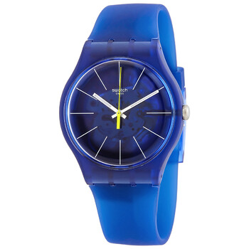 Blue Sirup Quartz BlueTranslucent Dial Watch SUON142