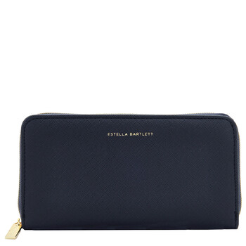 Blue ZipAround Continental Wallet