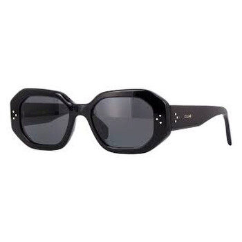 Bold 3 Dots Smoke Geometric Sunglasses CL40255I 01A