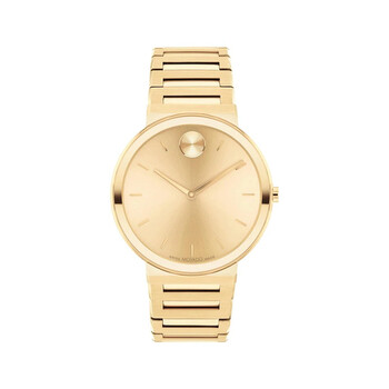 Bold Horizon Quartz Gold Dial Watch