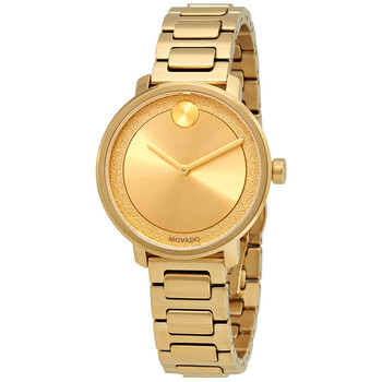 Bold Pale Gold Dial Watch