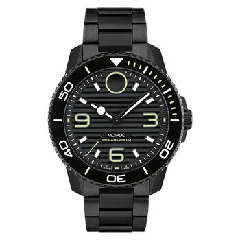Bold Quartz Black Dial Watch