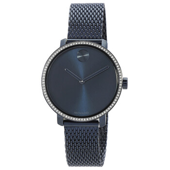 Bold Quartz Blue Dial Watch