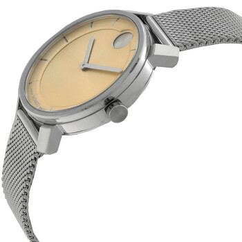 Bold Quartz Gold Dial Watch