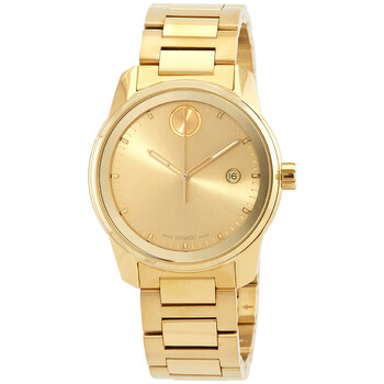 Bold Verso Quartz Gold Dial Watch