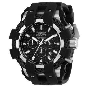 Bolt Chronograph Black Carbon Fiber Dial Watch