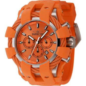 Bolt Chronograph GMT Quartz Orange Dial Watch