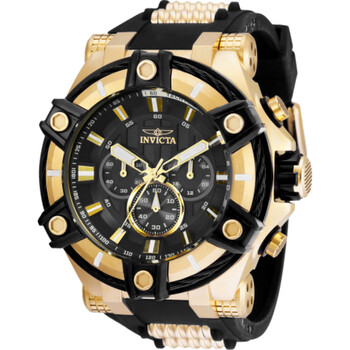 Bolt Chronograph Quartz Black Dial Watch