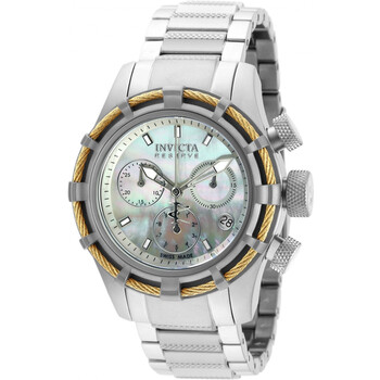 Bolt Chronograph Quartz White Dial Watch