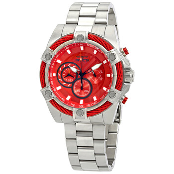 Bolt Chronograph Red Dial Watch