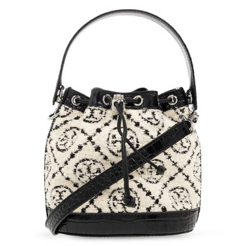 Boucle Monogram Drawstring Bucket Bag