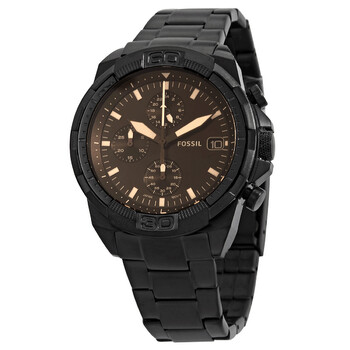Bronson Chronograph Quartz Black Dial Watch FS5851