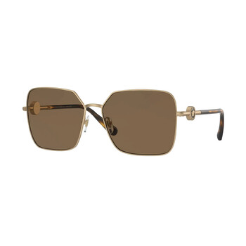 BrownMirrored Gold Square Sunglasses VE2227 14105A