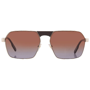 Brown Gradient Navigator Sunglasses EZ0210 32F