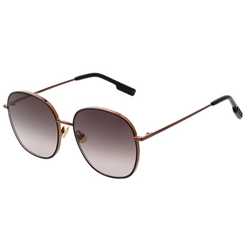 Brown Gradient Round Sunglasses VVBM09 BR