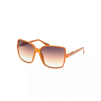 Brown Gradient Square Sunglasses GU7812 44F