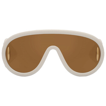 Brown Mirror Mask Sunglasses LW40108I 25G