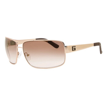 Brown Mirror Pilot Sunglasses GU6954 32G