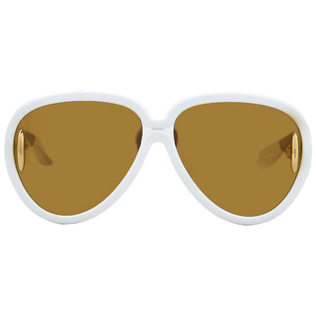 Brown Mirror Pilot Sunglasses LW40132I 25G