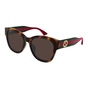 Brown Oval Sunglasses GG1866SK 002