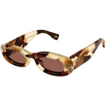 Brown Oval Sunglasses GG1907S 001