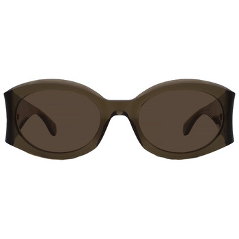 Brown Oval Sunglasses SF2008S 320