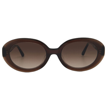 Brown Oval Sunglasses VVCA10 BR