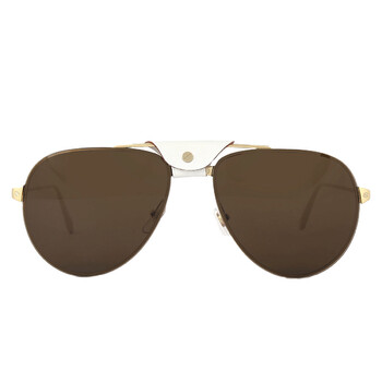 Brown Pilot Sunglasses CT0166S 005