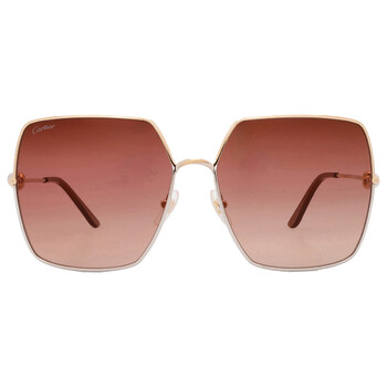 Brown Square Sunglasses CT0361S 002