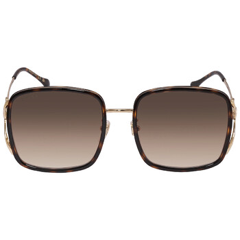 Brown Square Sunglasses GG1016SK 003