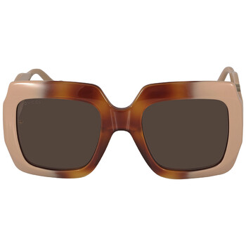 Brown Square Sunglasses GG1022S 003