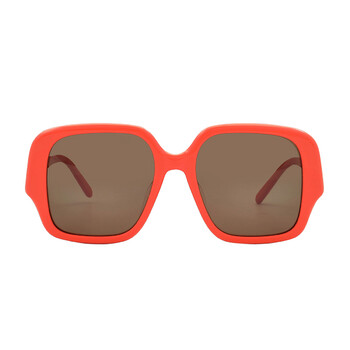 Brown Square Sunglasses LW40134U 42E