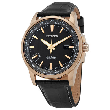 Brycen World Time Black Dial Watch BX100308E