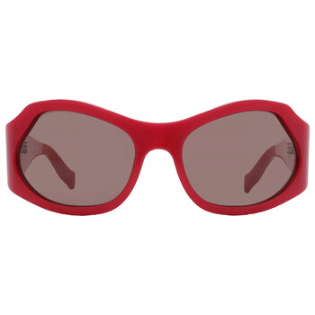 Burgundy Wrap Sunglasses SF1078S 604