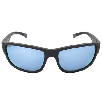 Bushwick Dark grey mirror water Rectangular Sunglasses AN4256 0122
