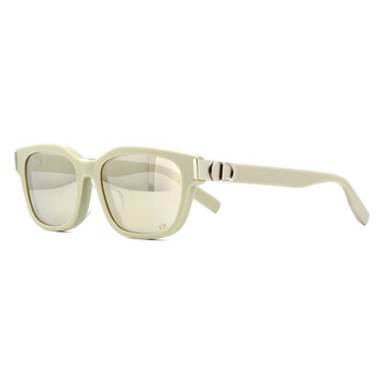 CD ICON S1F Smoke Mirror Square Sunglasses DM40122F 57C