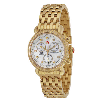 CSX36 Day Diamond Goldplated Watch MWW03M000141