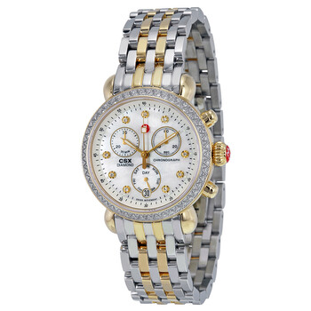 CSX 36 Mother of Pearl Diamond Dial Twotone Watch MWW03M000158