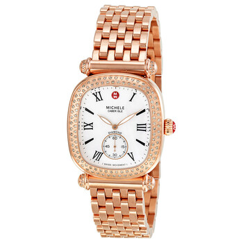 Caber Isle Mother of Pearl Diamond 18 kt Rose GoldPlated Watch MWW16C000014